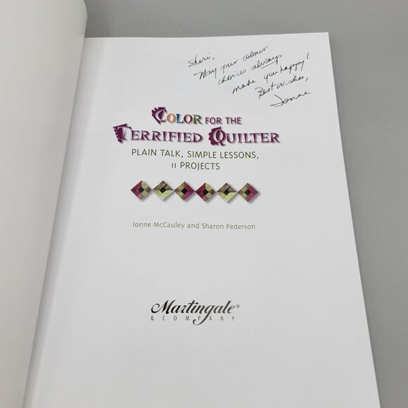 Color For The Terrified Quilter Craft Book Ionne McCauley Sharon Pederson - Picture 6 of 12